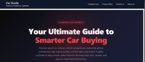 Car Guides website preview