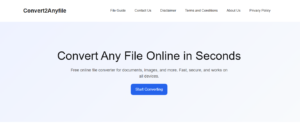 Convert Any File website preview