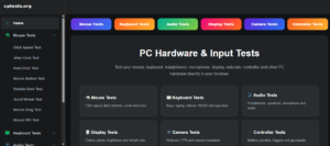 CPTests website preview