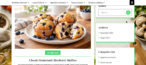 Day Today Recipe website preview