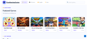 FreeGamingCenter website preview