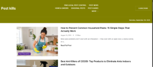 PestKills website preview